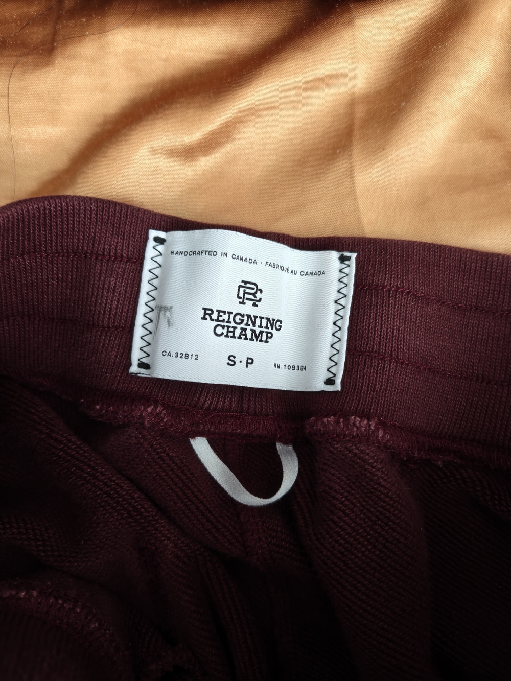 Reigning Champ Washed Out Maroon Sweatpants Joggers